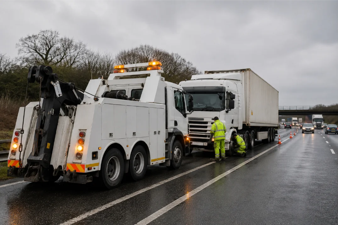 HGV Recovery service nottingham uk