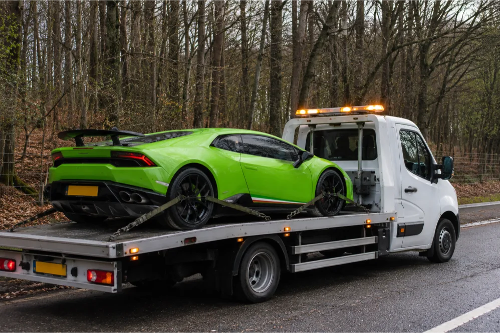 Lamborghini supercar towing and transport nottingham