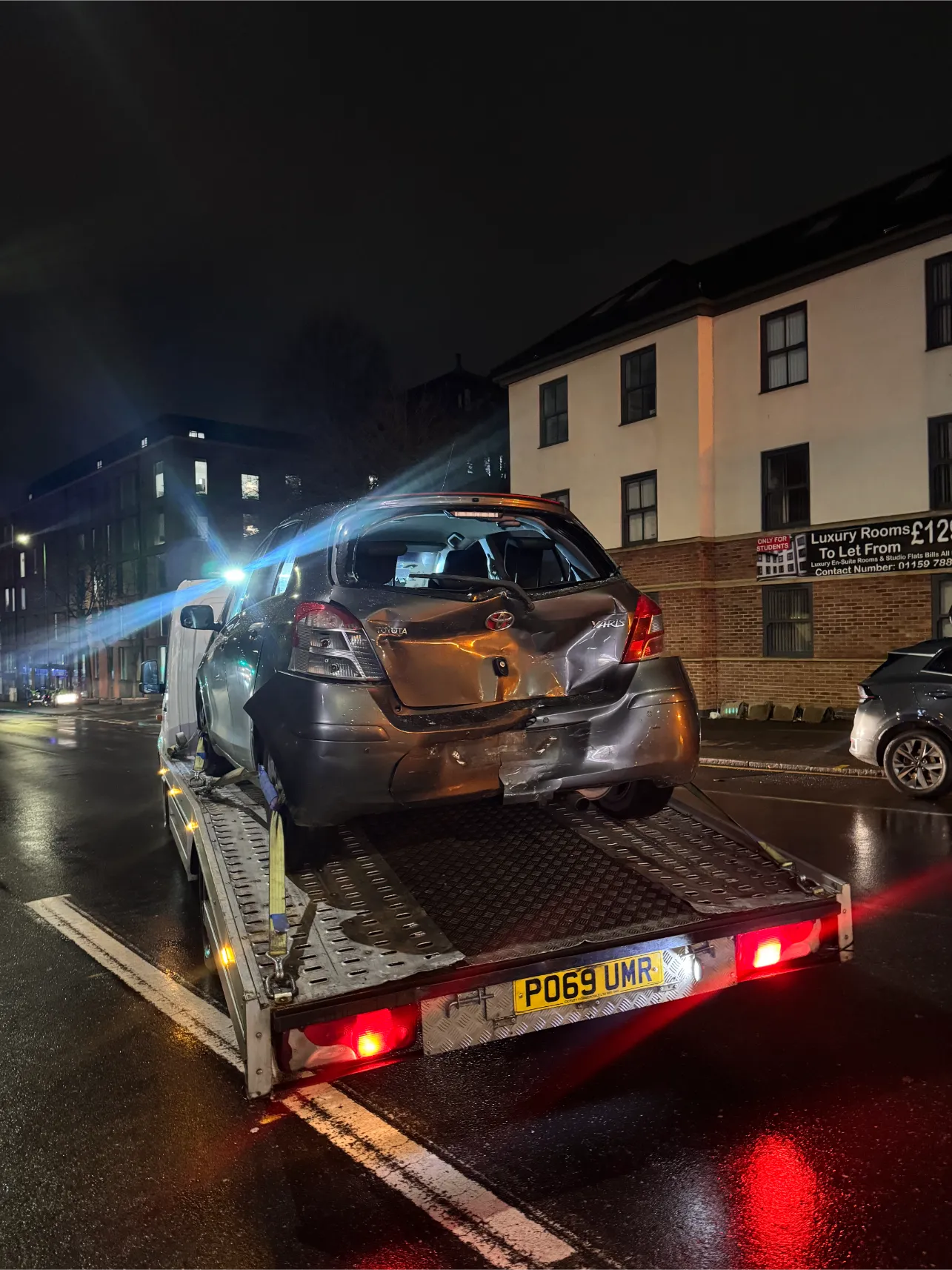 Accident recovery at night nottingham