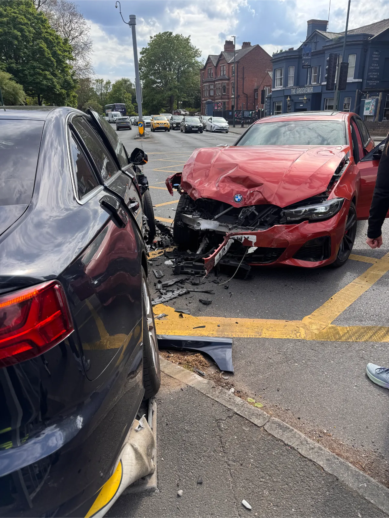 BMW Road Traffic Accident recovery Nottingham