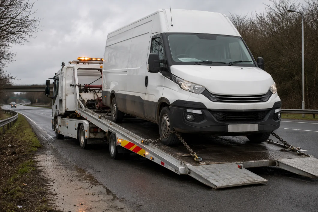 Iveco gearbox failure recovery m42 motorway