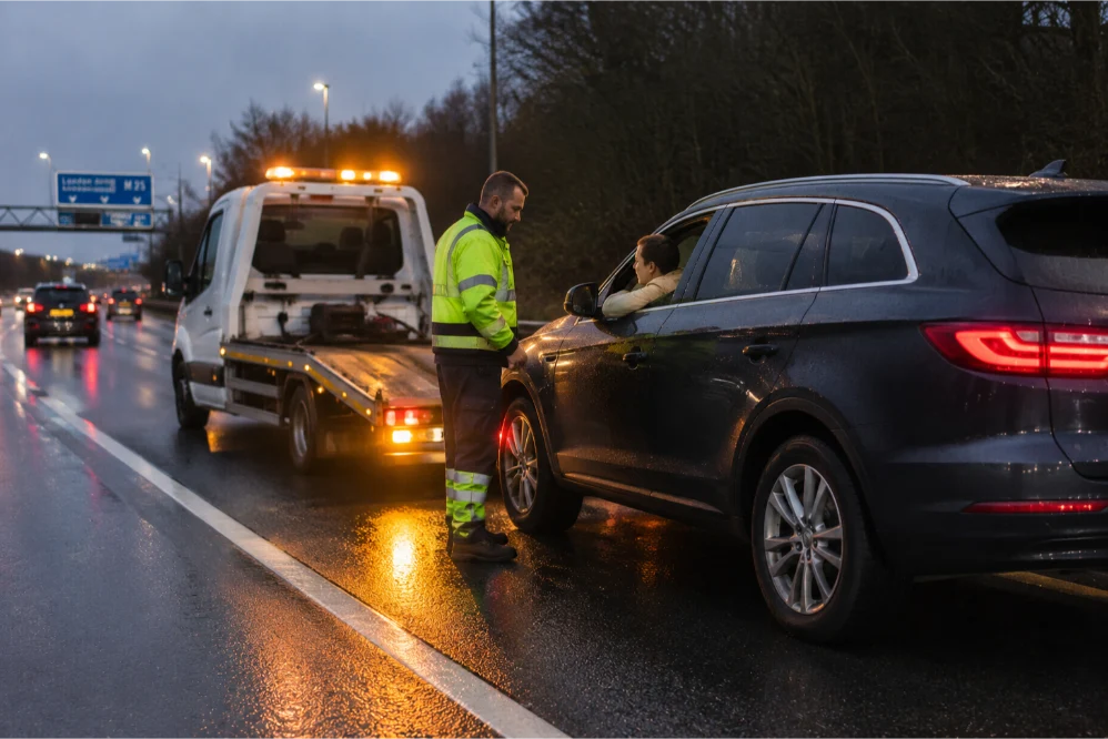 Motorway roadside assistance breakdown recovery uk
