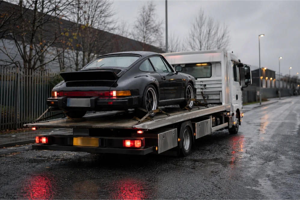 Porsche 911 classic car recovery Mansfield