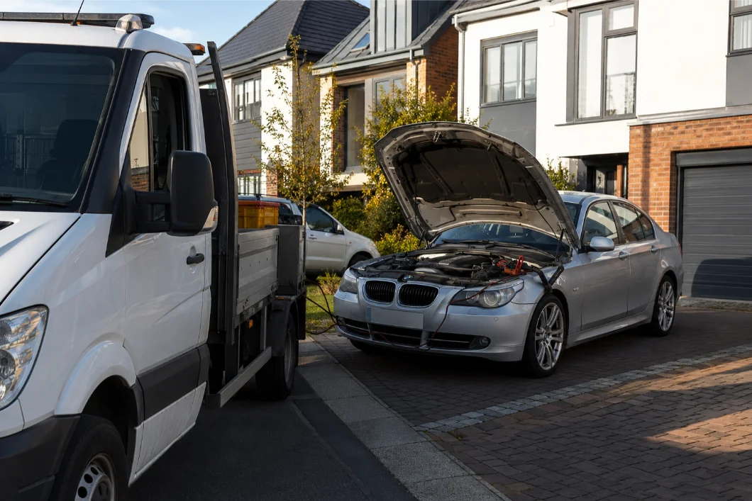BMW battery jump start west bridgford
