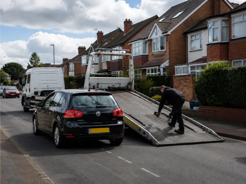Residential Car Recovery Volkswagen Golf Nottingham