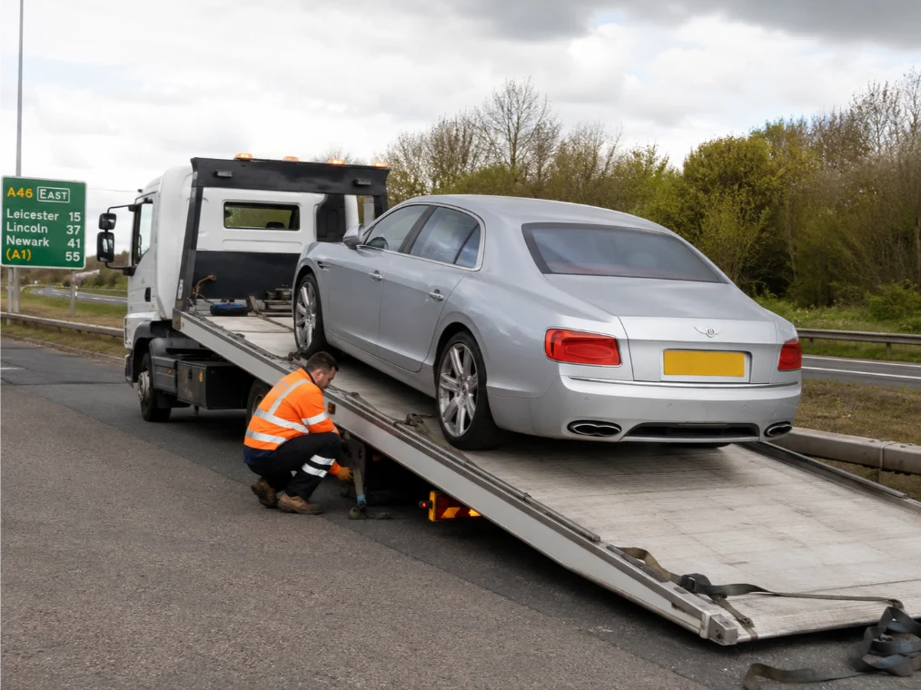 A46 Breakdown Recovery for Bentley Flying Spur