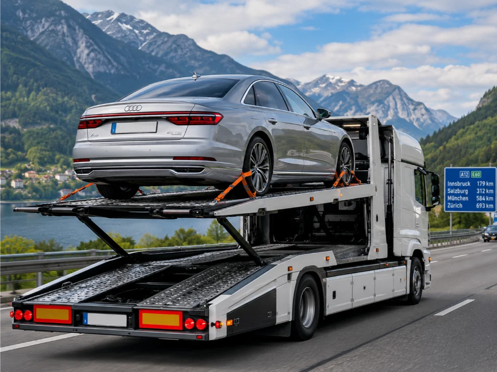 Europe Car Transport Audi A8