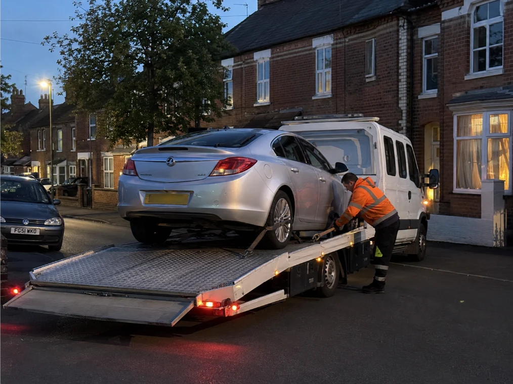 Evening Car Recovery in Lenton