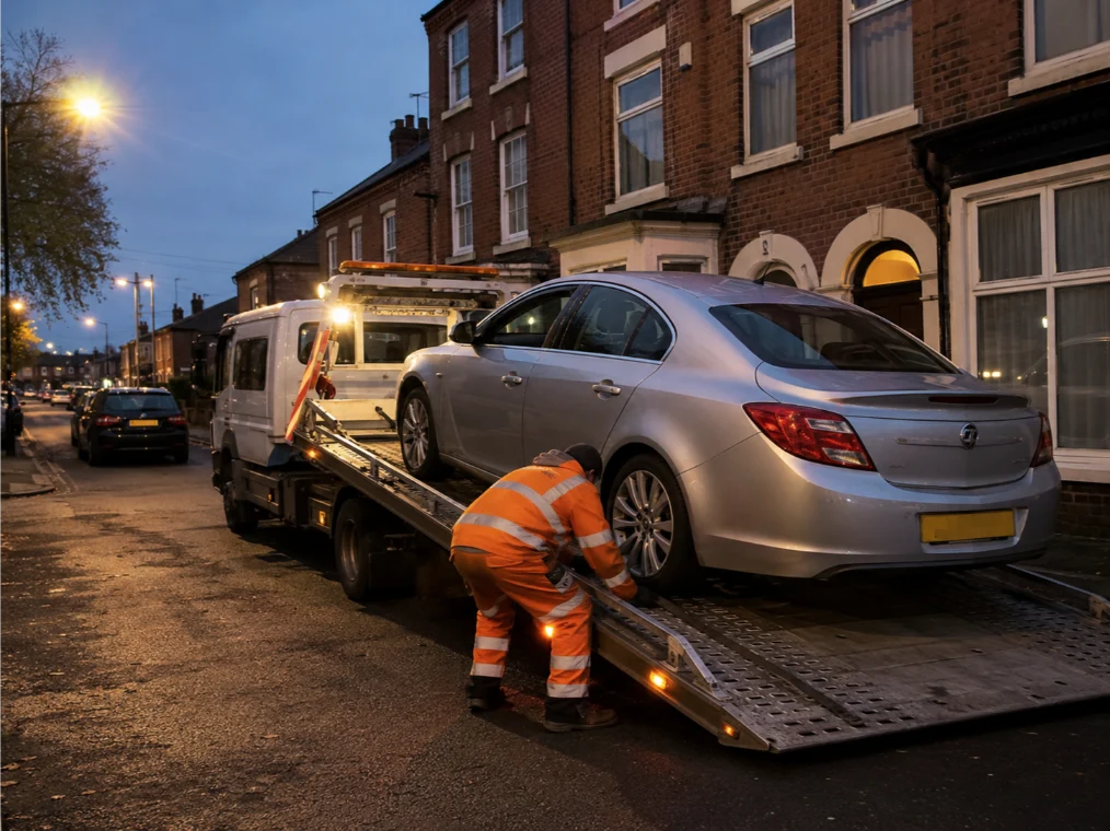 Evening Car Recovery in Sneinton