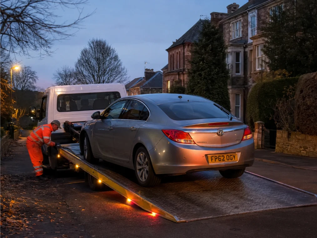 Evening Car Recovery in Wollaton