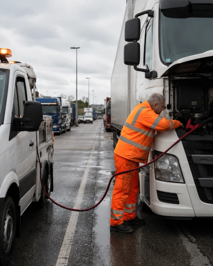 HGV Jump start Roadside assistance Uk