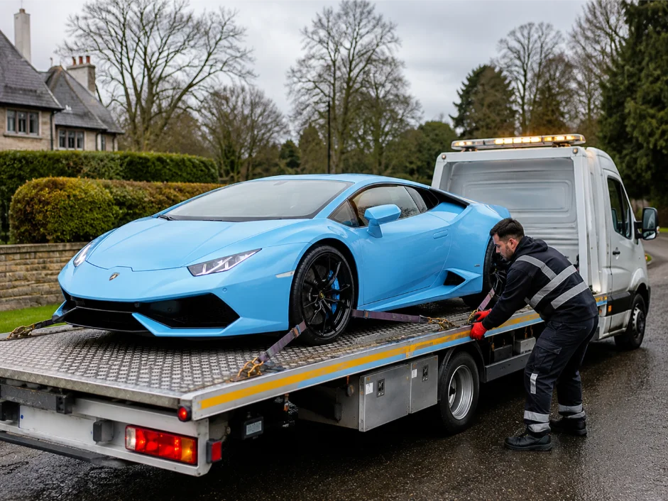 Lamborghini Huracán Luxury Vehicle Recovery in Nottingham, UK