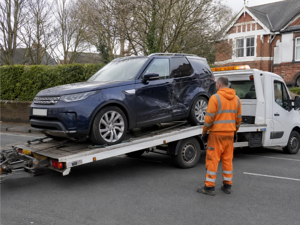 Land Rover Discovery Accident Recovery Mapperley