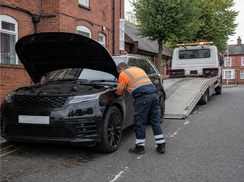 Meadows Roadside assistance Range Rover Velar