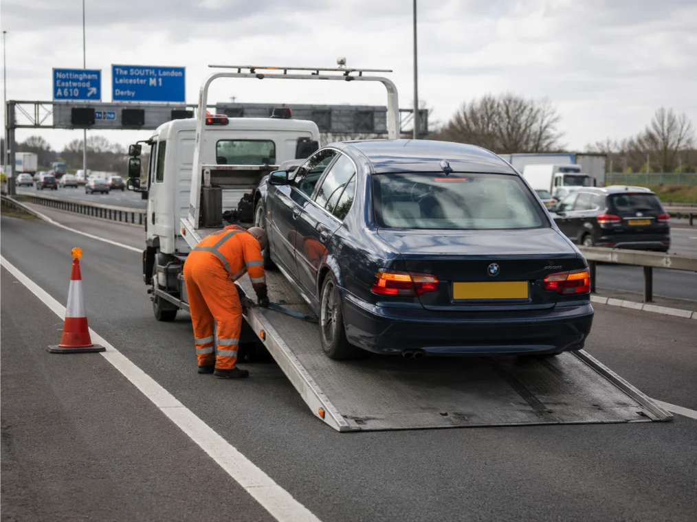 Motorway Car Recovery in Radford