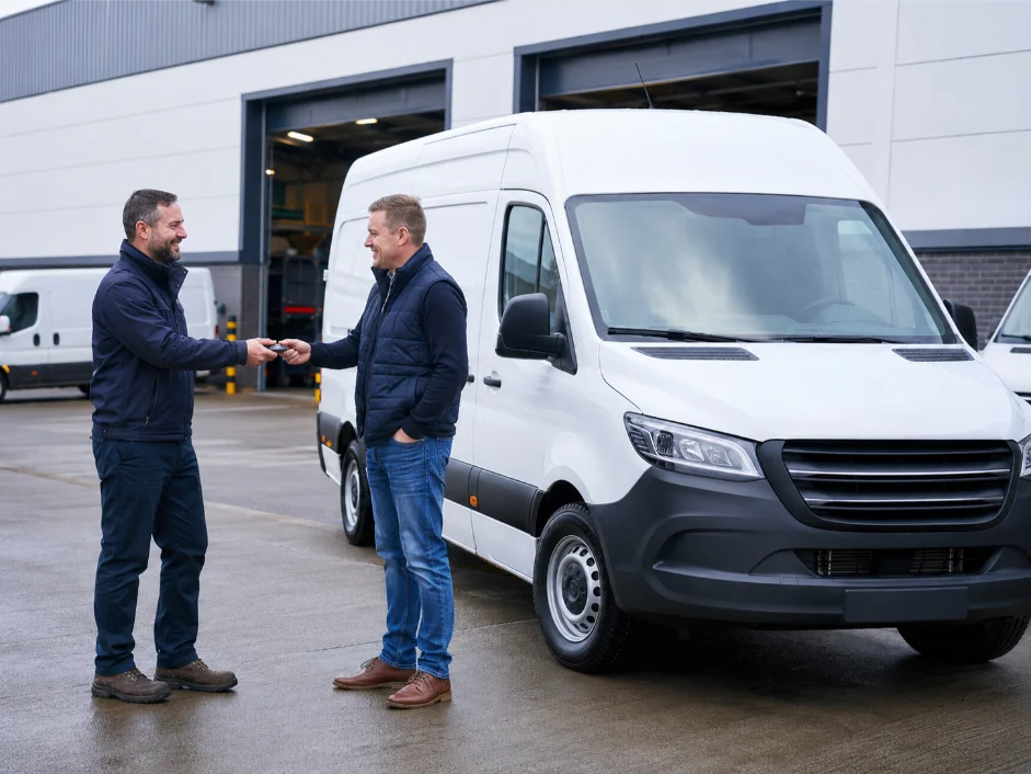 Commercial van handover and rental support