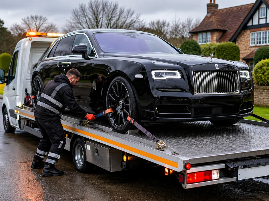 Rolls-Royce Towing and Recovery in Nottingham City Centre