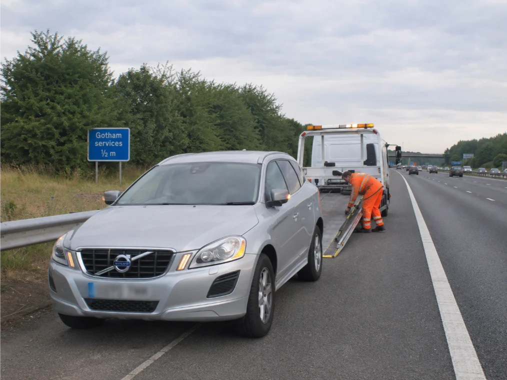 Volvo XC60 Motorway Recovery in Gotham